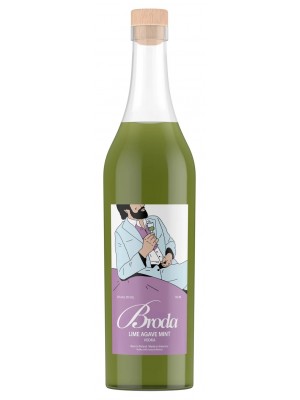 Broda Lime Agave Mint Vodka 30% ABV 750ml